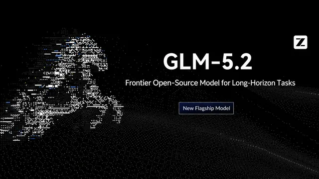 Ilustração editorial representando o lançamento do GLM-5.2 com contexto estendido