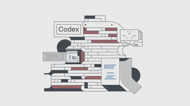 Ilustração editorial mostrando profissionais de diferentes áreas usando o Codex