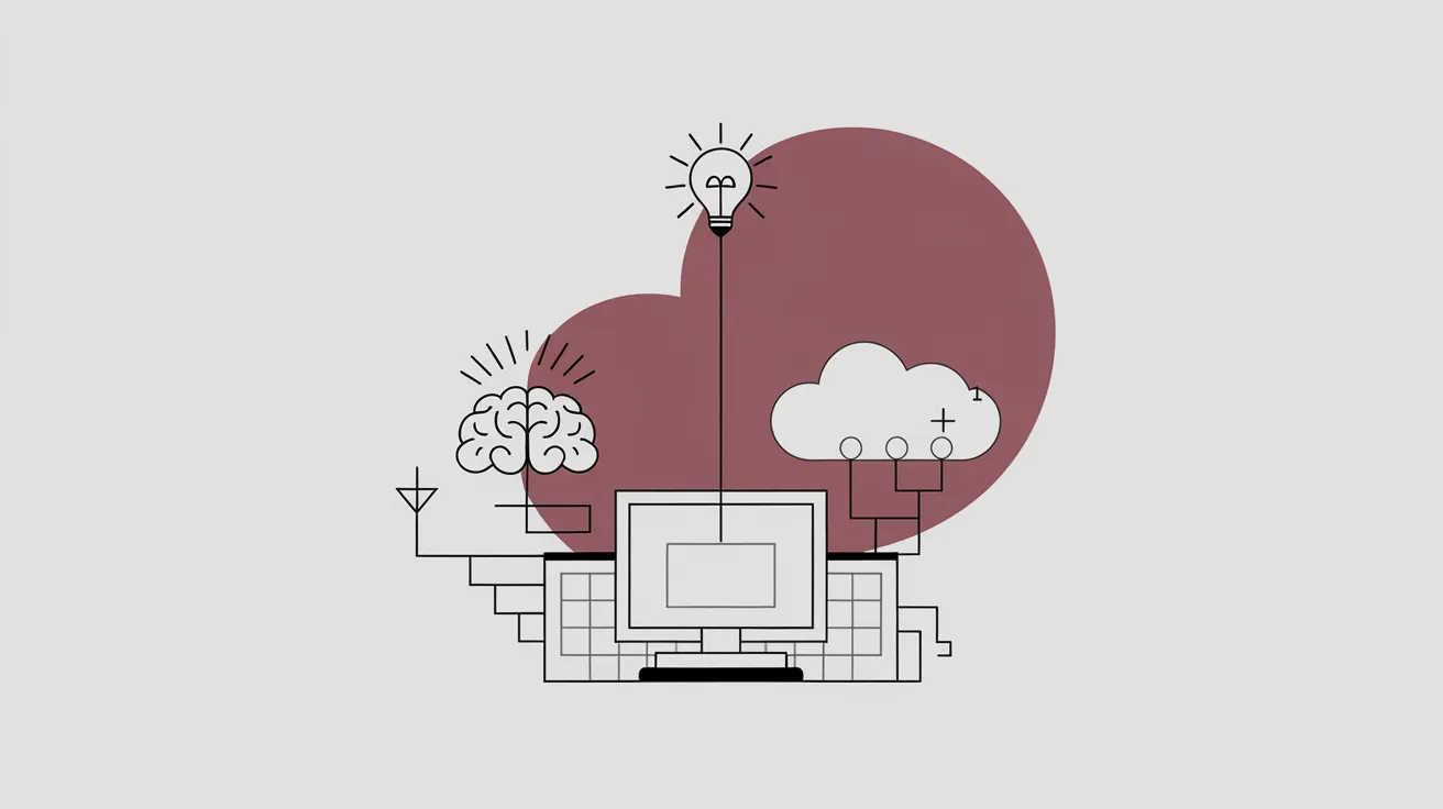 Ilustração editorial representando integração entre OpenAI e AWS