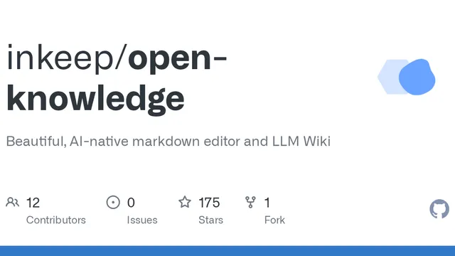 Interface do OpenKnowledge exibindo edição markdown com sugestões de IA