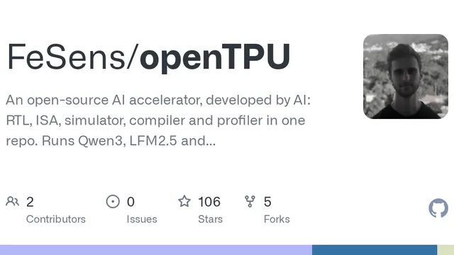 Ilustração editorial de um chip open-source sendo projetado por IA